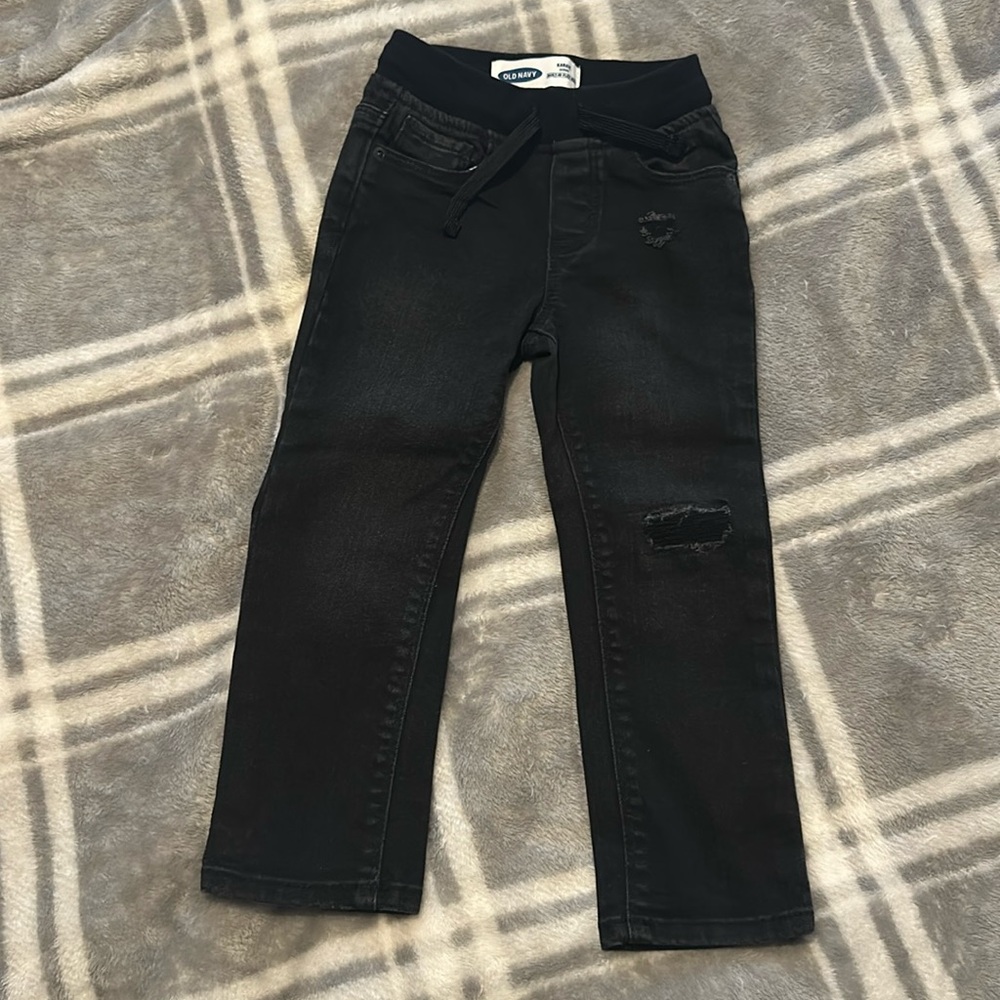 🌲NWOT 3T black jeans - karate skinny, flex max